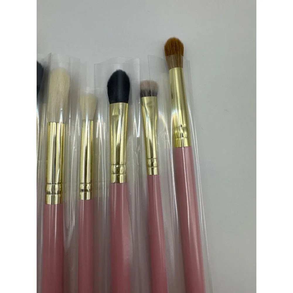 PLouise Precious Cargo‎ 11 Piece Makeup Brush Set Pink Gold Suitcase Box NEW